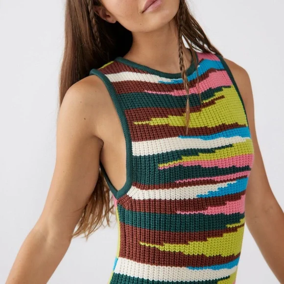 UO Simone Sweater Midi Dress M/L - Picture 3 of 9